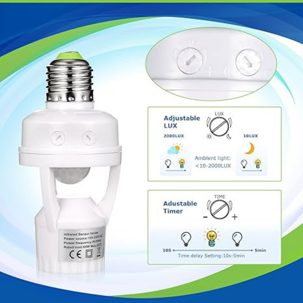 Bulb, mozgásérzékelős lámpafoglalat (1+1 INGYEN) - Image 5