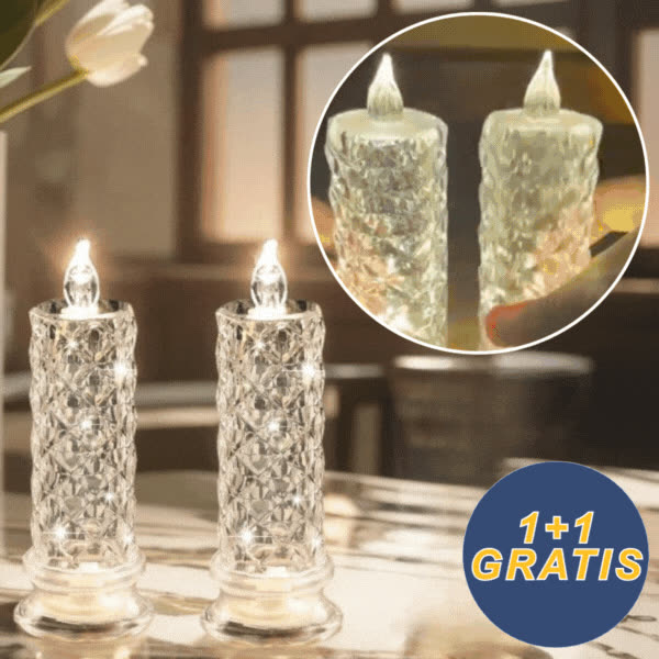 1+1Candle, LED ünnepi gyertya - video