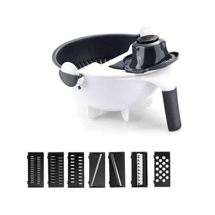 BowlCutter, többfunkciós szeletelő szűrővel és kézi hámozóval - Image 1