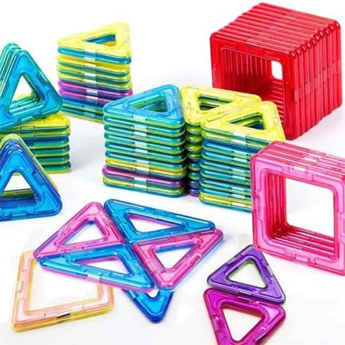 ConstructBlocks, 50 darab mágneses lapokból álló készlet különféle alkotásokhoz - Image 6