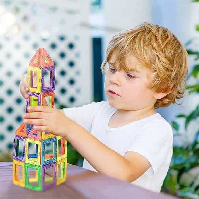 ConstructBlocks, 50 darab mágneses lapokból álló készlet különféle alkotásokhoz - Image 9