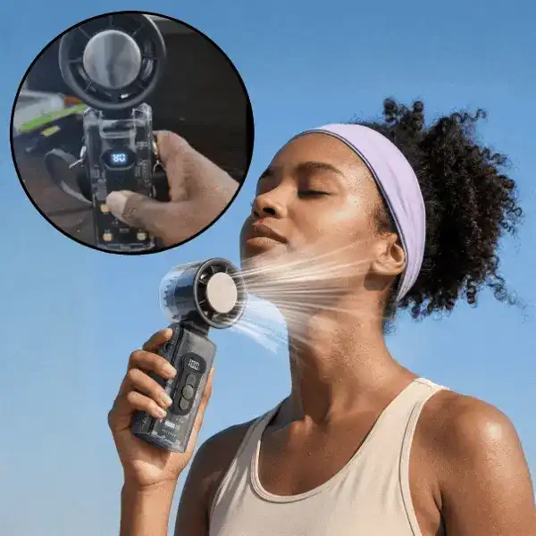 3 az 1-ben Összecsukható Kézi Ventilátor, CyberFan - Image 1