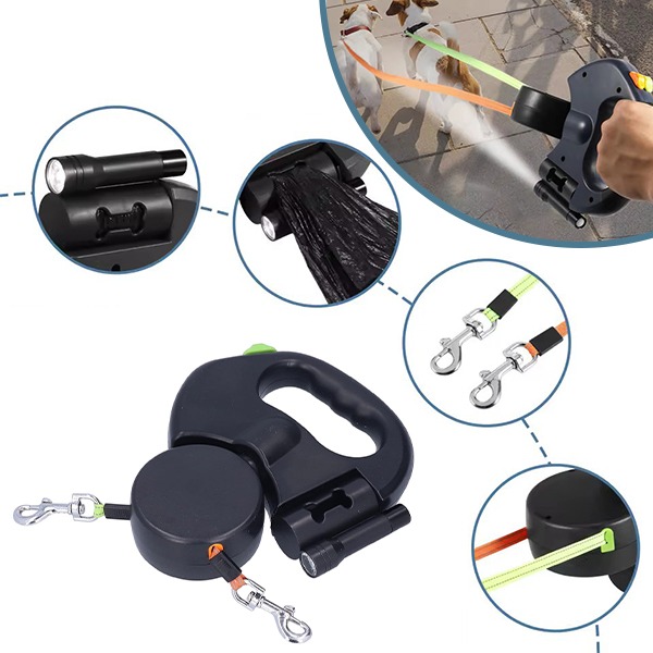 DDR-TST, Kétfejű kutyapóráz FlexiPaws - Image 12