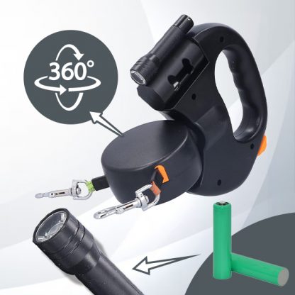 DDR-TST, Kétfejű kutyapóráz FlexiPaws - Image 4