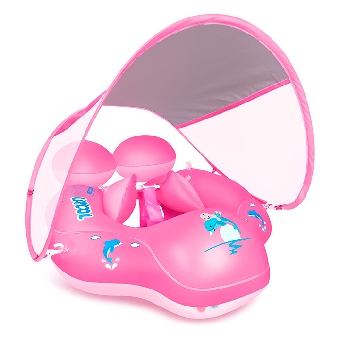 FloatyBaby, baba és kisgyermek úszókarika napellenzővel - Image 2