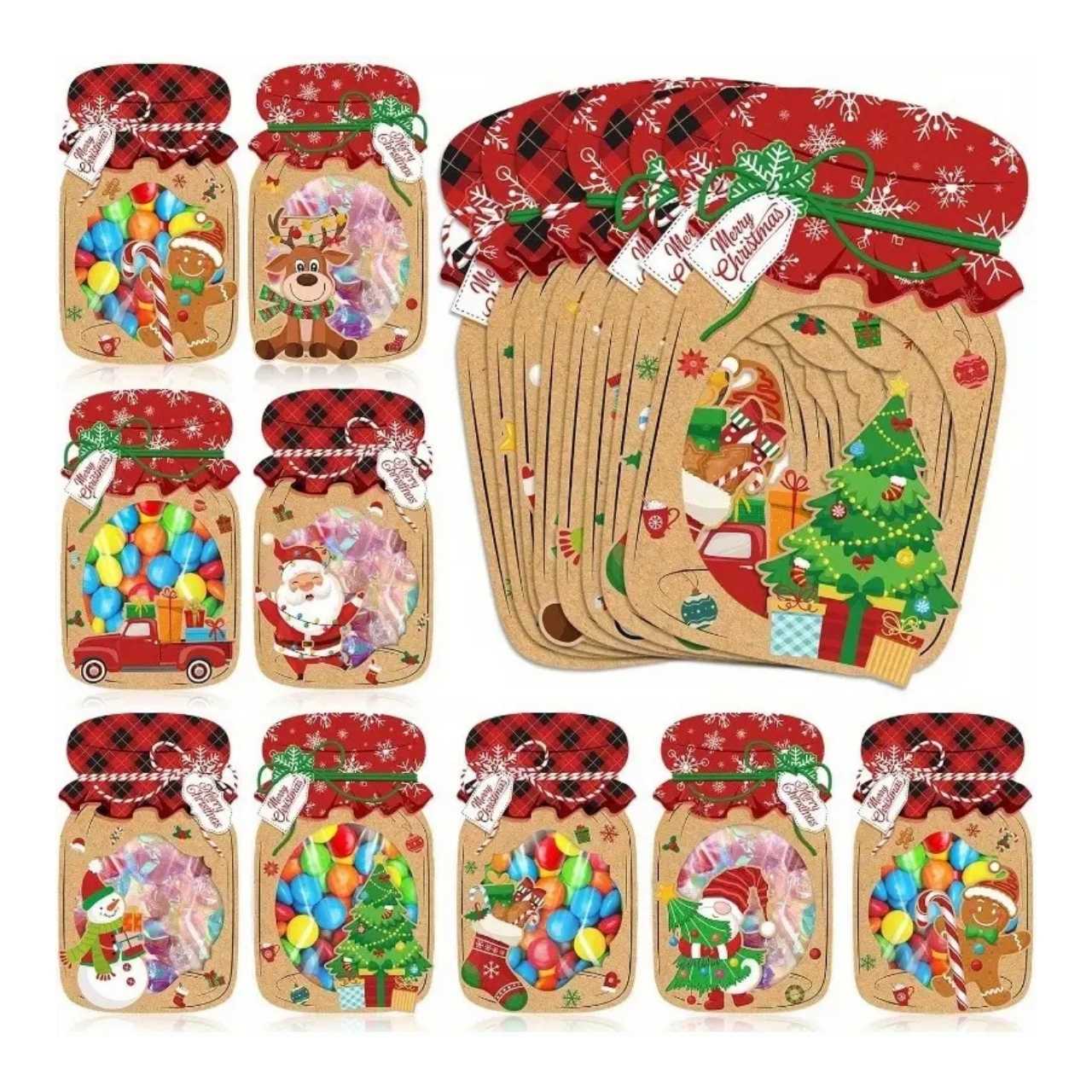 JarGifts, Karácsonyi Ajándékkártya Készlet (48 db) - Image 5