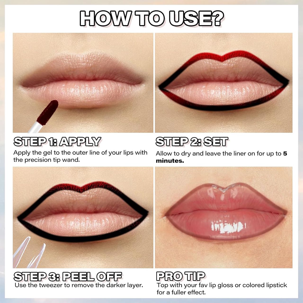 LipLiner, vízálló ajakceruza - Image 8