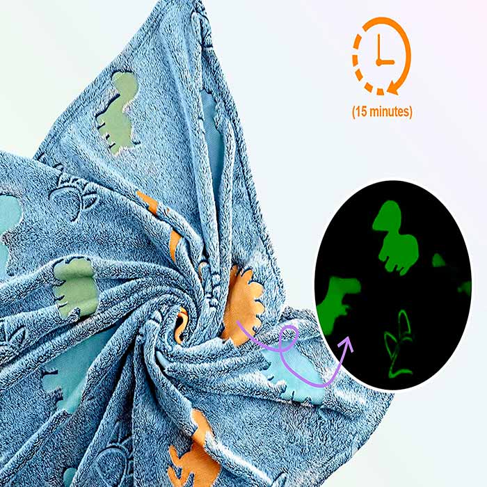 A Glow Blanket tökéletes választás ajándéknak, mivel nagyon hasznos, és a gyerekek imádják, mert sötétben világít!