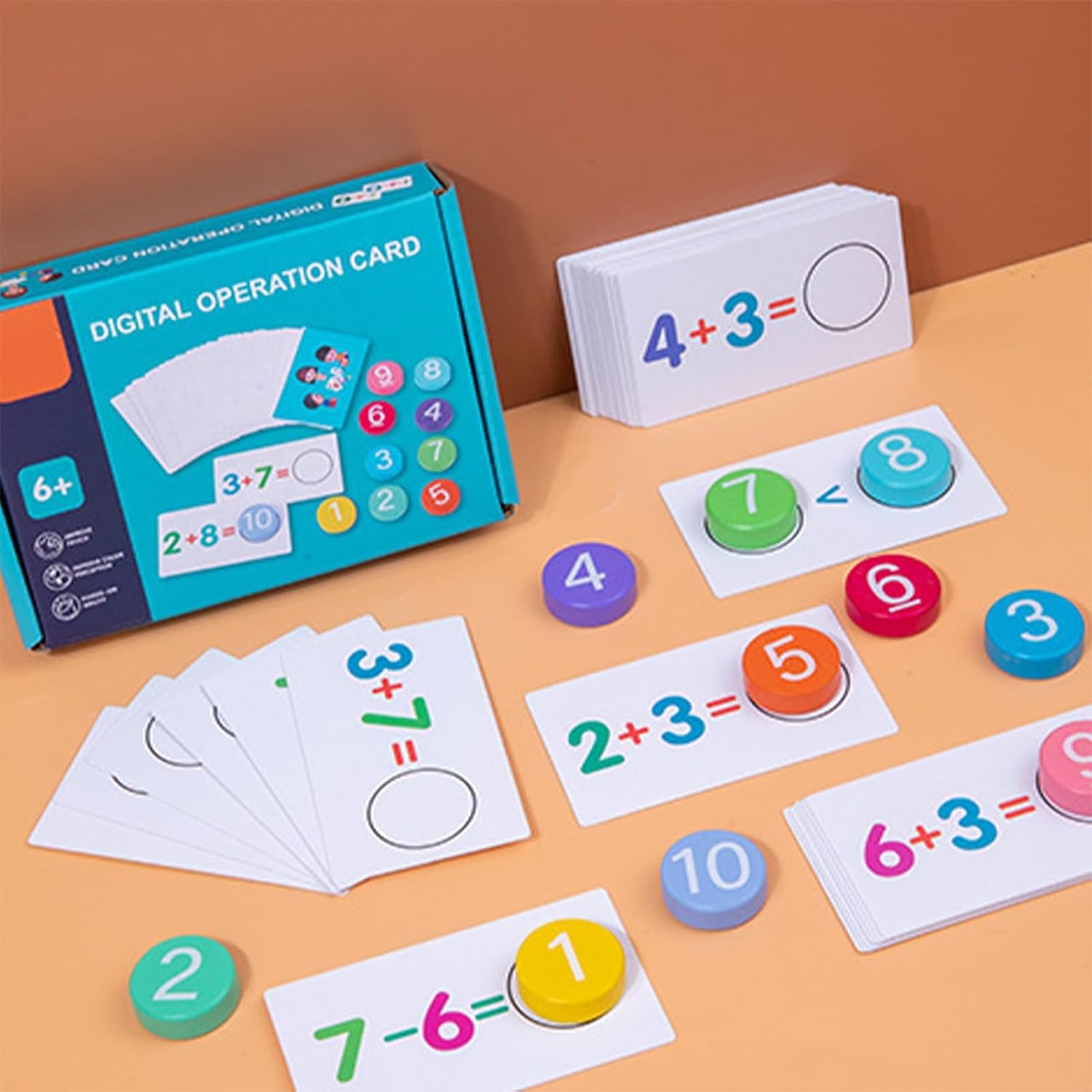 MathCards, egy oktatási játék az összeadás és kivonás tanulásához - Image 1