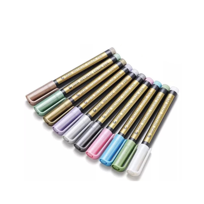 MetallicColorPen, 10 darabos filckészlet tervezéshez - Image 1