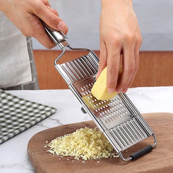 MultiSlicer, multifunkcionális zöldségszeletelő ergonomikus csúszásgátló fogantyúval és 3 különböző méretű pengével - Image 9