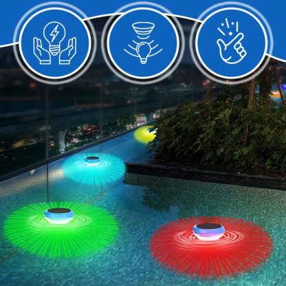 Napelemes világítás úszómedencéhez vagy tóhoz, POOLSOLAR - Image 4
