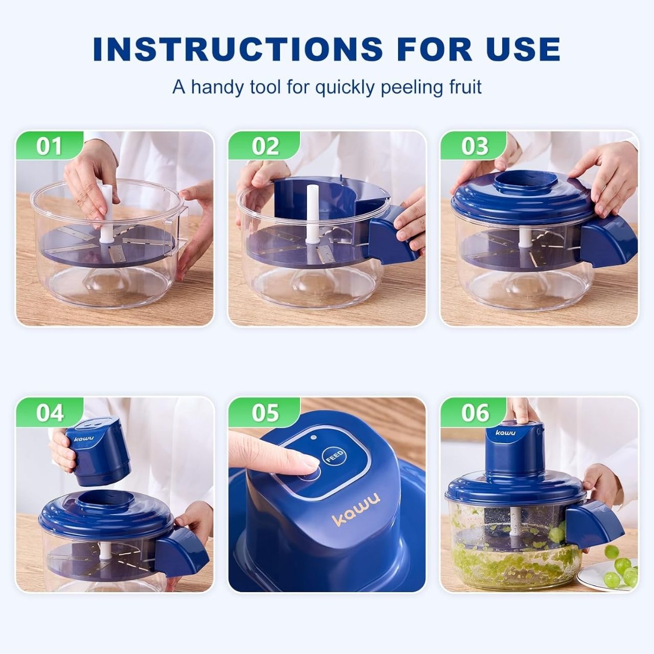 PeelStar, a vezeték nélküli hámozó kisebb gyümölcsökhöz és zöldségekhez - Image 1