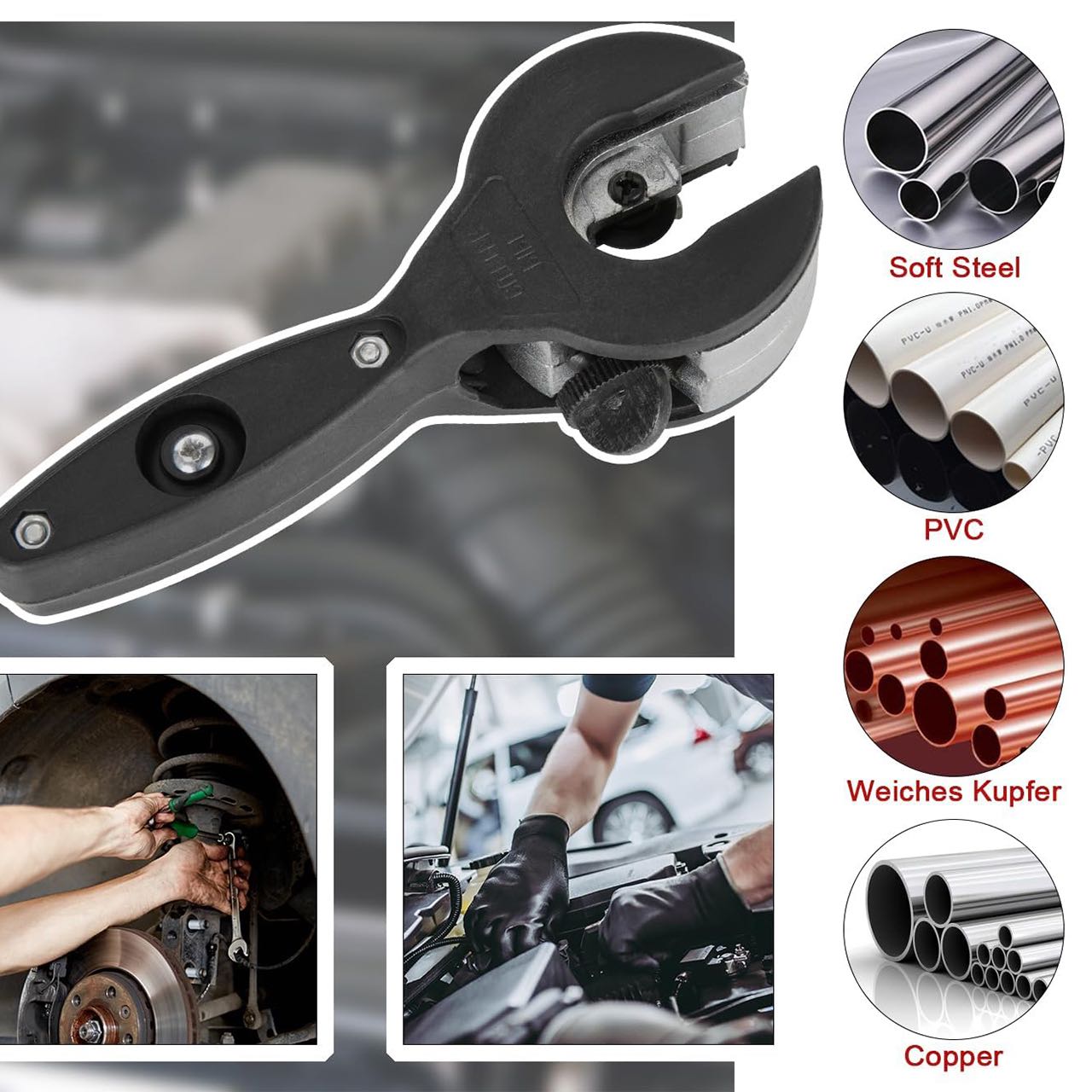 PipeCutter, Univerzális Kézi Csővágó - Image 1