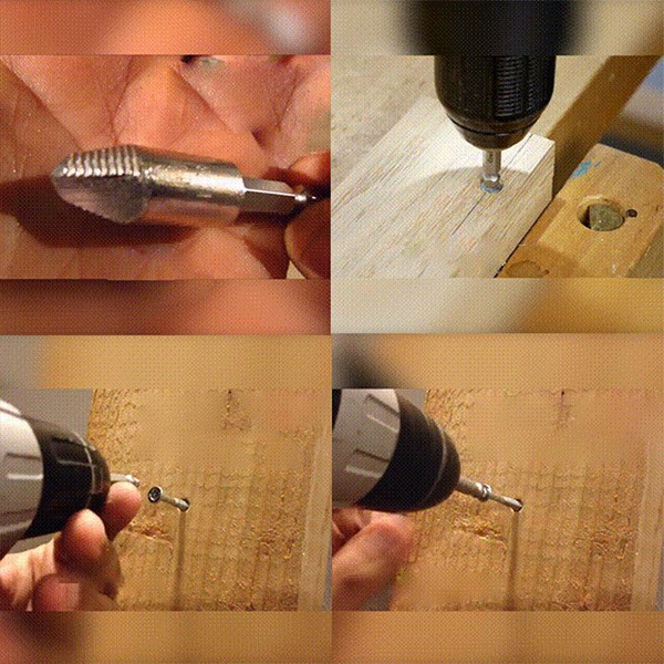 ScrewRemover, 5 részes készlet a sérült csavarok eltávolításához - Image 8