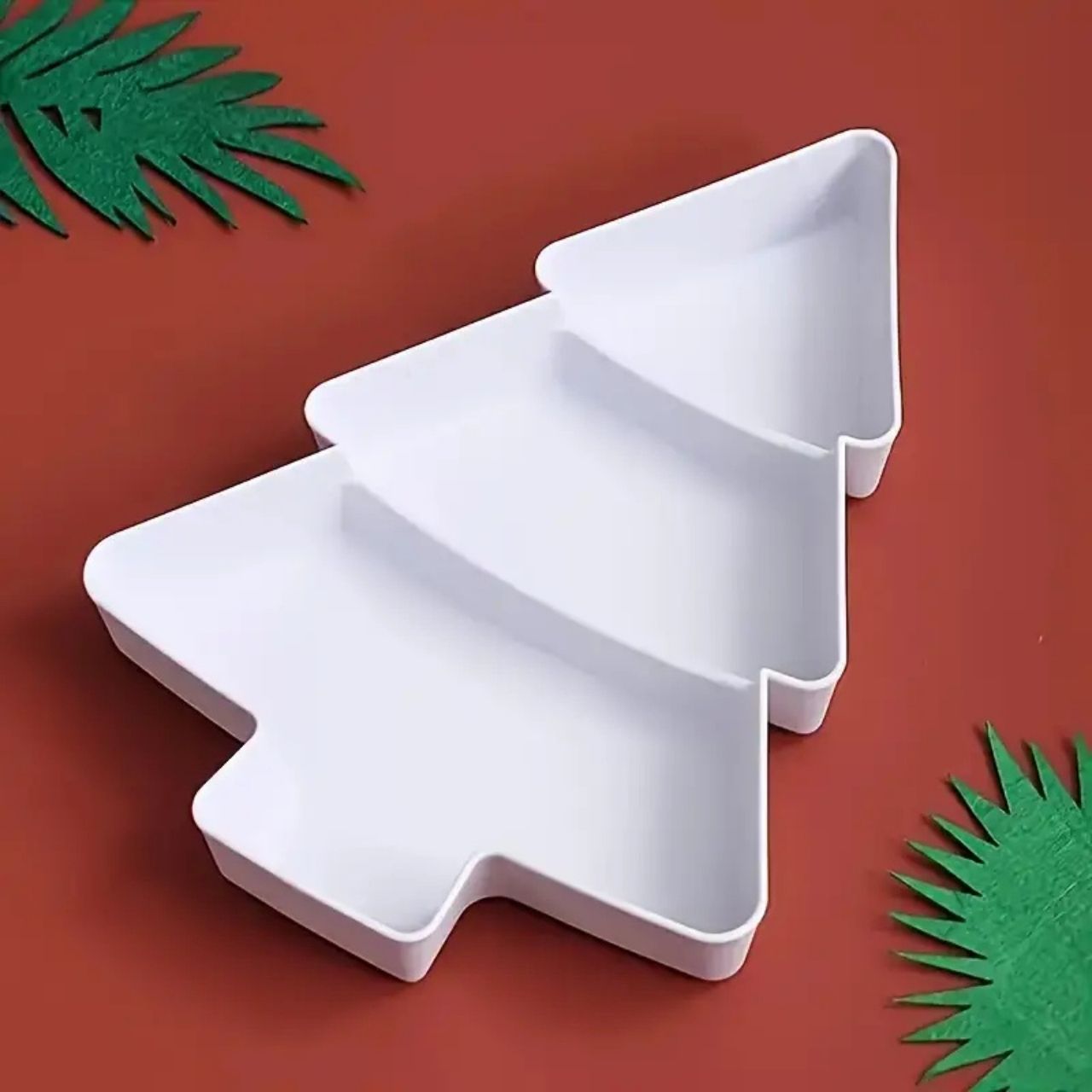 ServingTray, karácsonyi tálalótálca fenyőfa alakban - Image 1