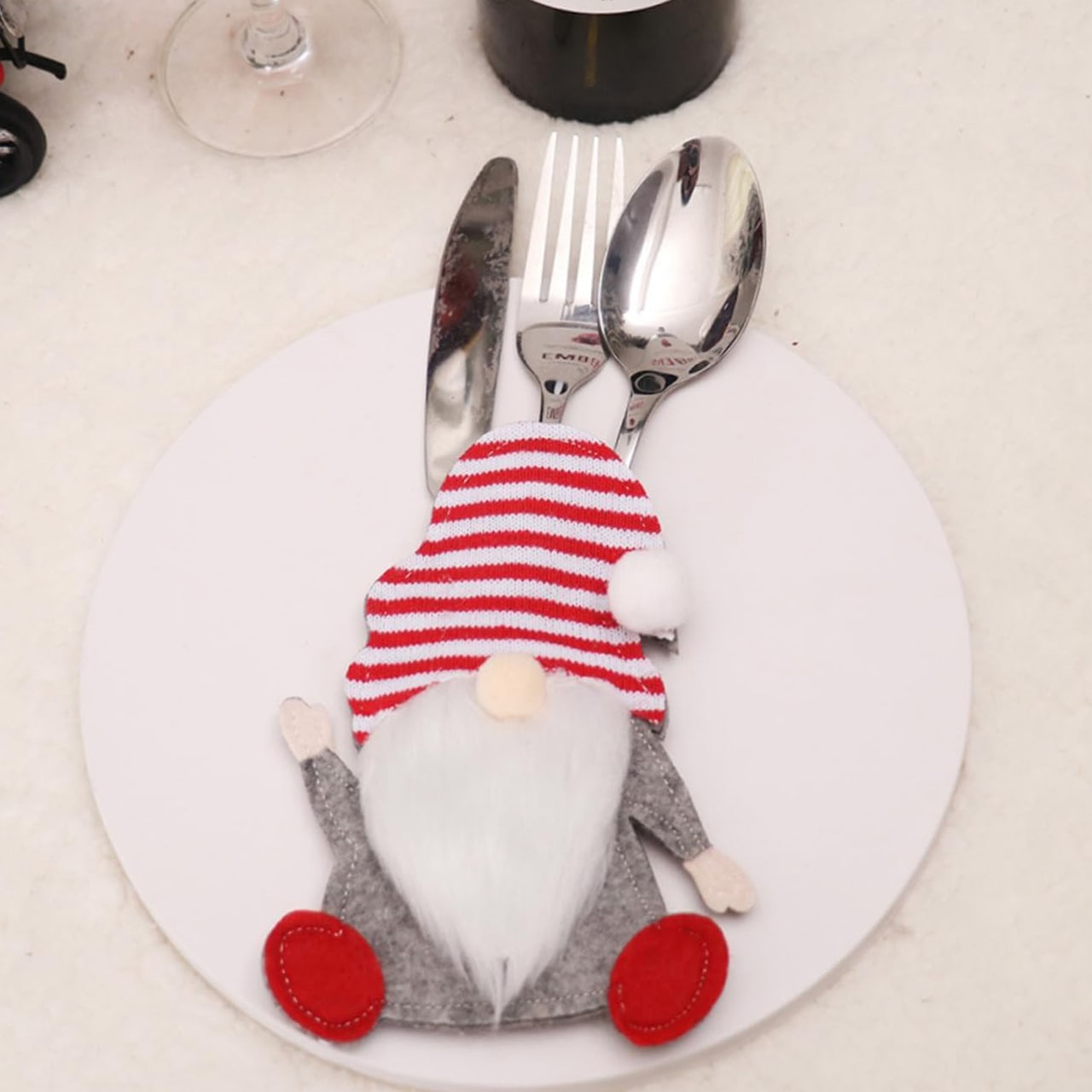 SetGnome, 3 darabos evőeszköz készlet törpe formában - Image 2