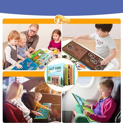 TIHKNJIGA, Interaktív Montessori könyv matricákkal - Image 4