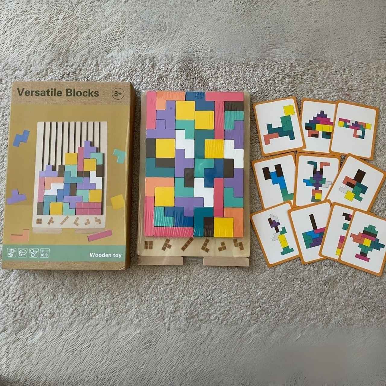 Tetris, fából készült didaktikus játék - Image 8