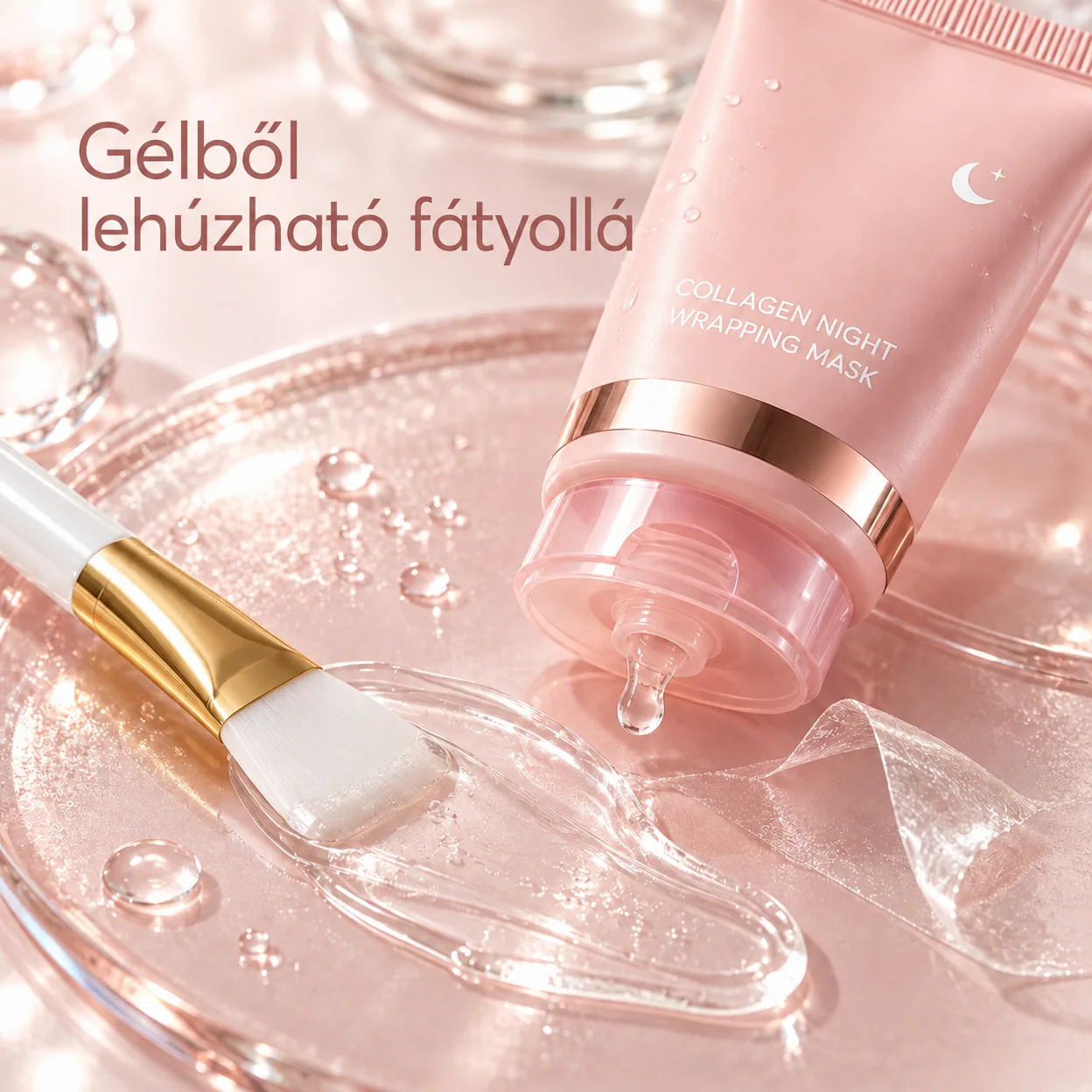 CollagenMask, kollagénes éjszakai arcpakolás peel-off hatással (1+1 INGYENES ) - Image 6
