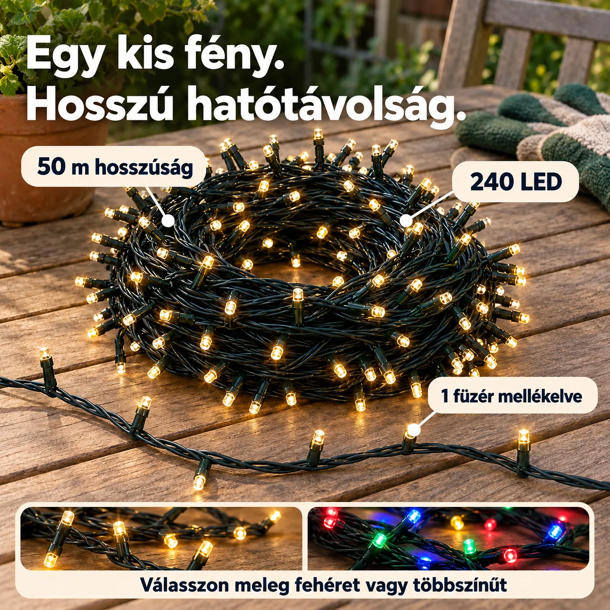 50mLL Ünnepi Fényfüzér - Image 2