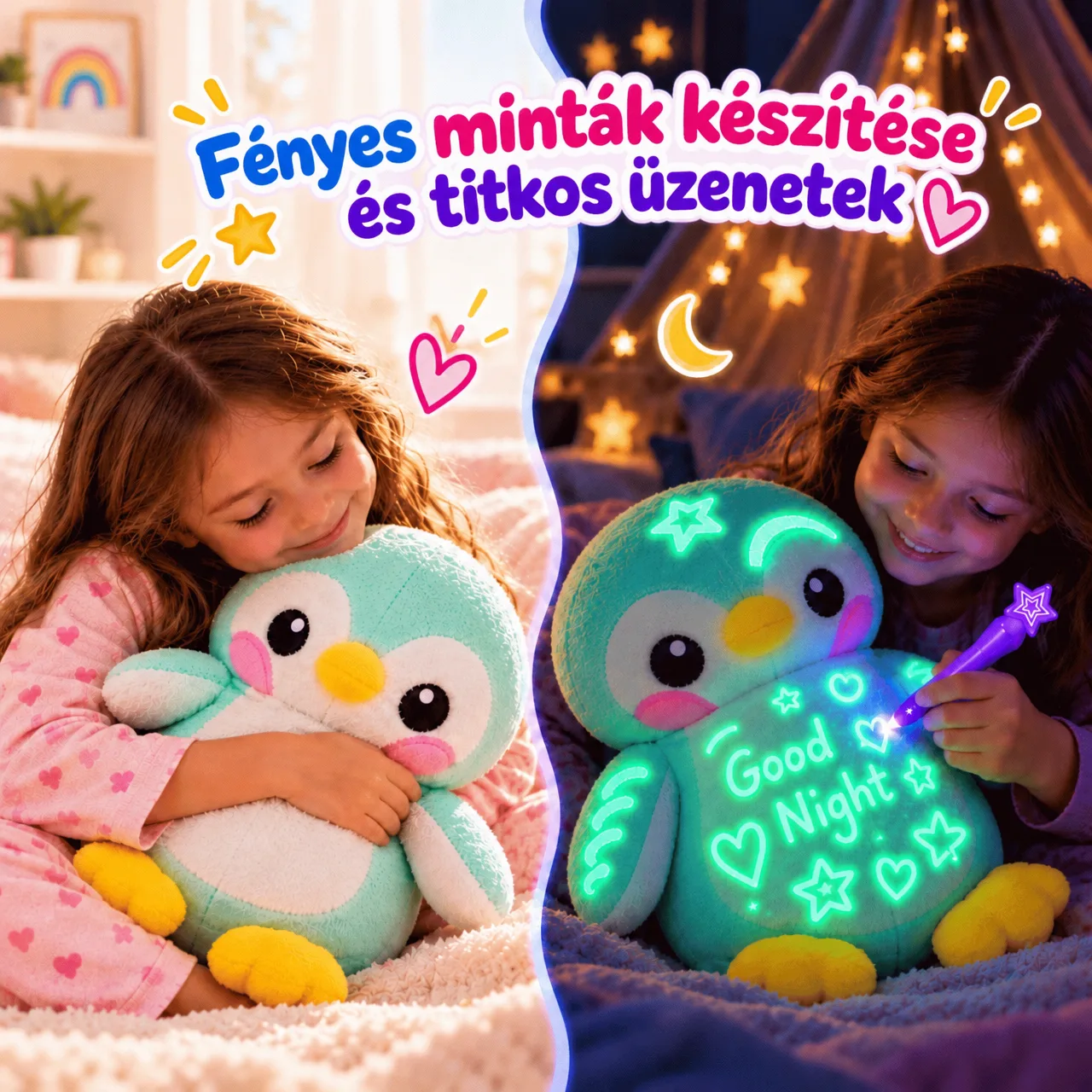 Készíts világító mintákat és titkos üzeneteket