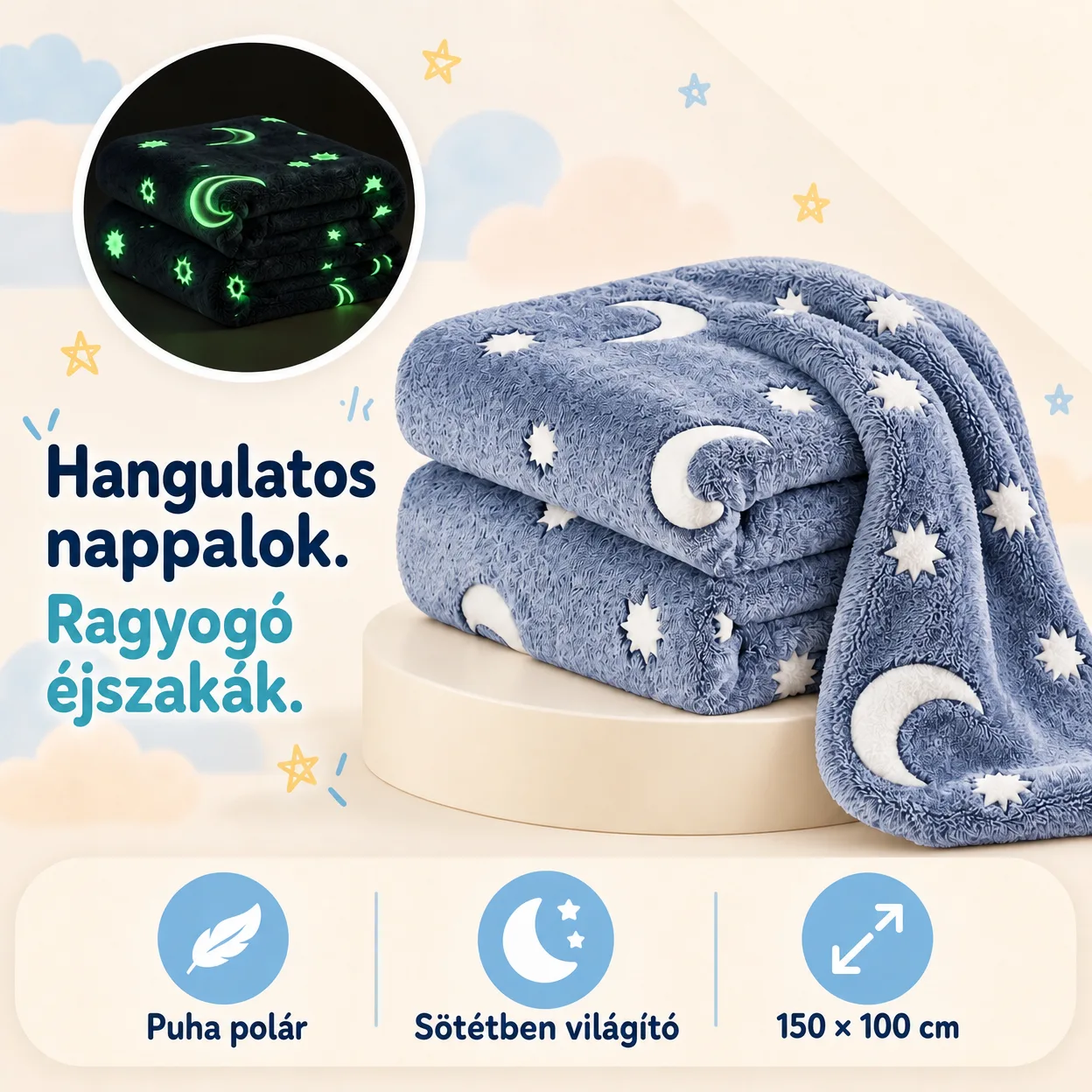 BlanketStar, sötétben világító takaró - Image 1
