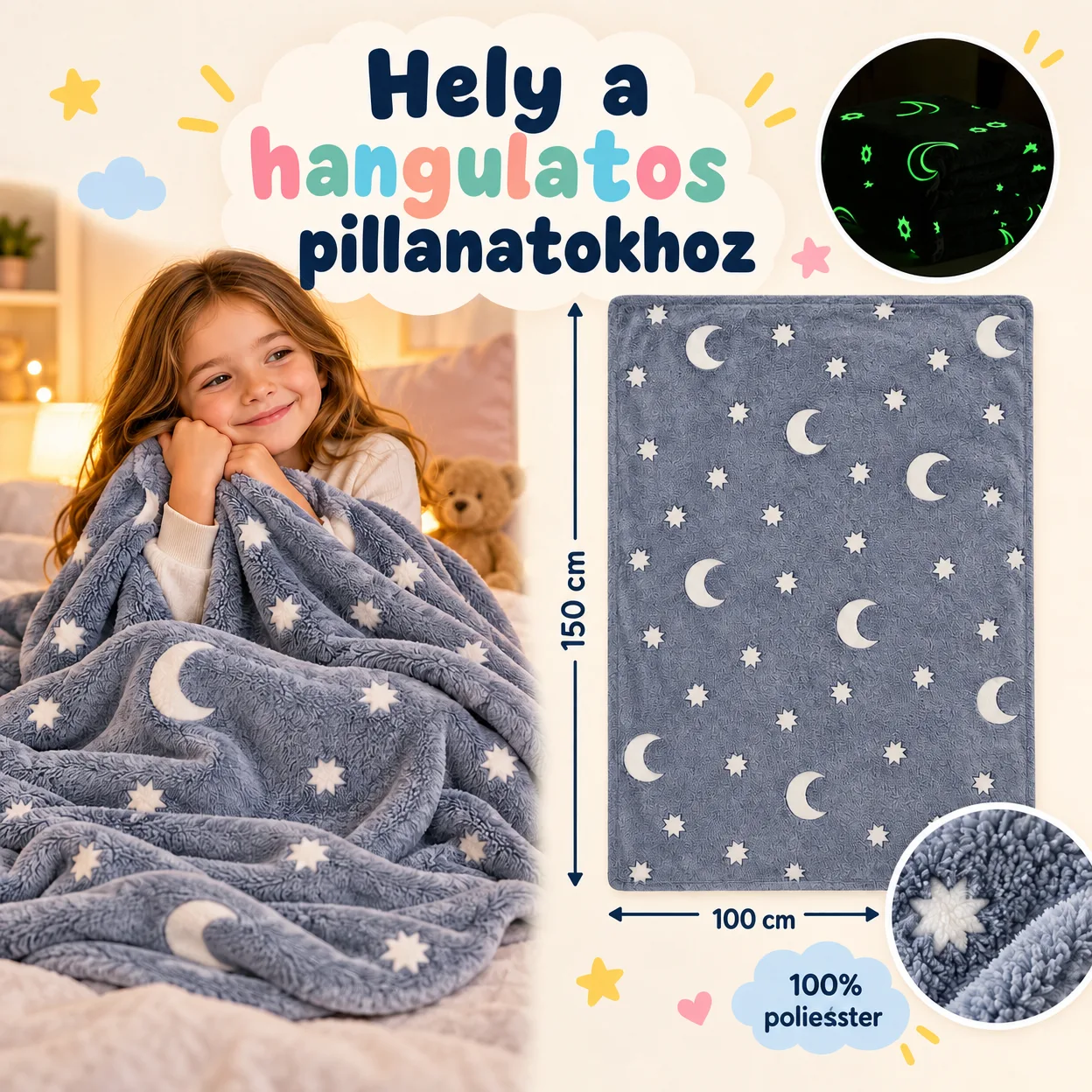 BlanketStar, sötétben világító takaró - Image 3
