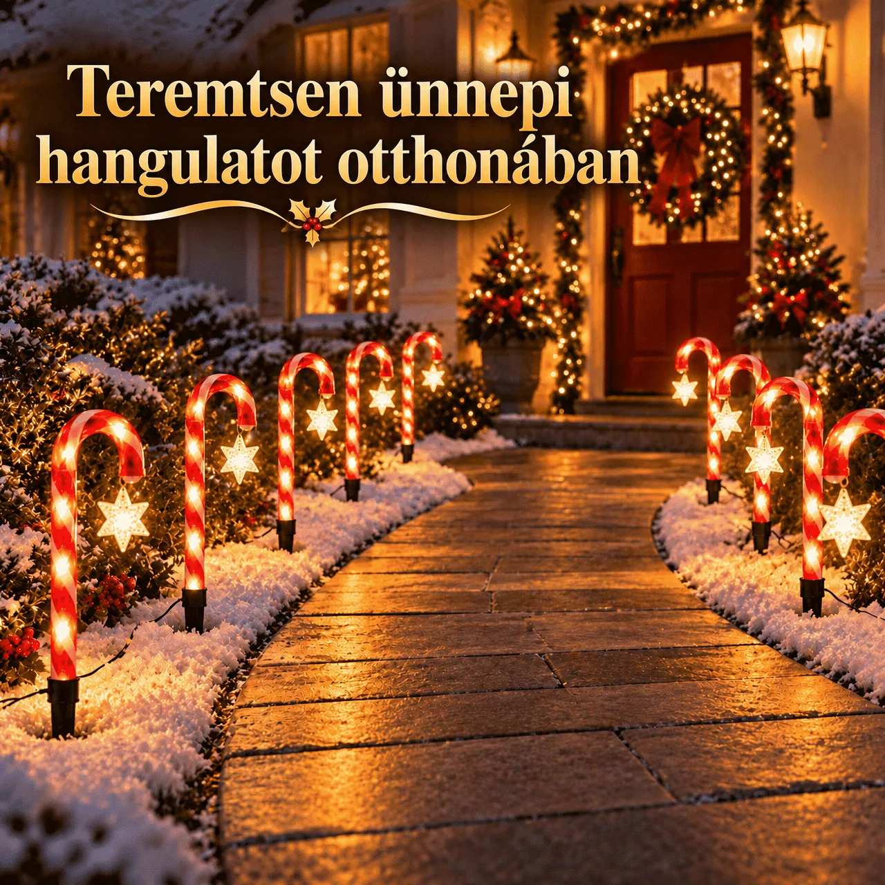 Teremtsen ünnepi hangulatú utat az otthonához
