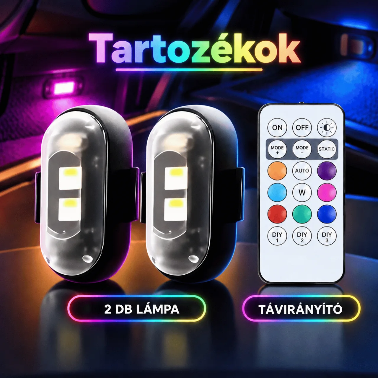 Hangulatvilágítás autókhoz LED-del, CarAmbient - Image 2