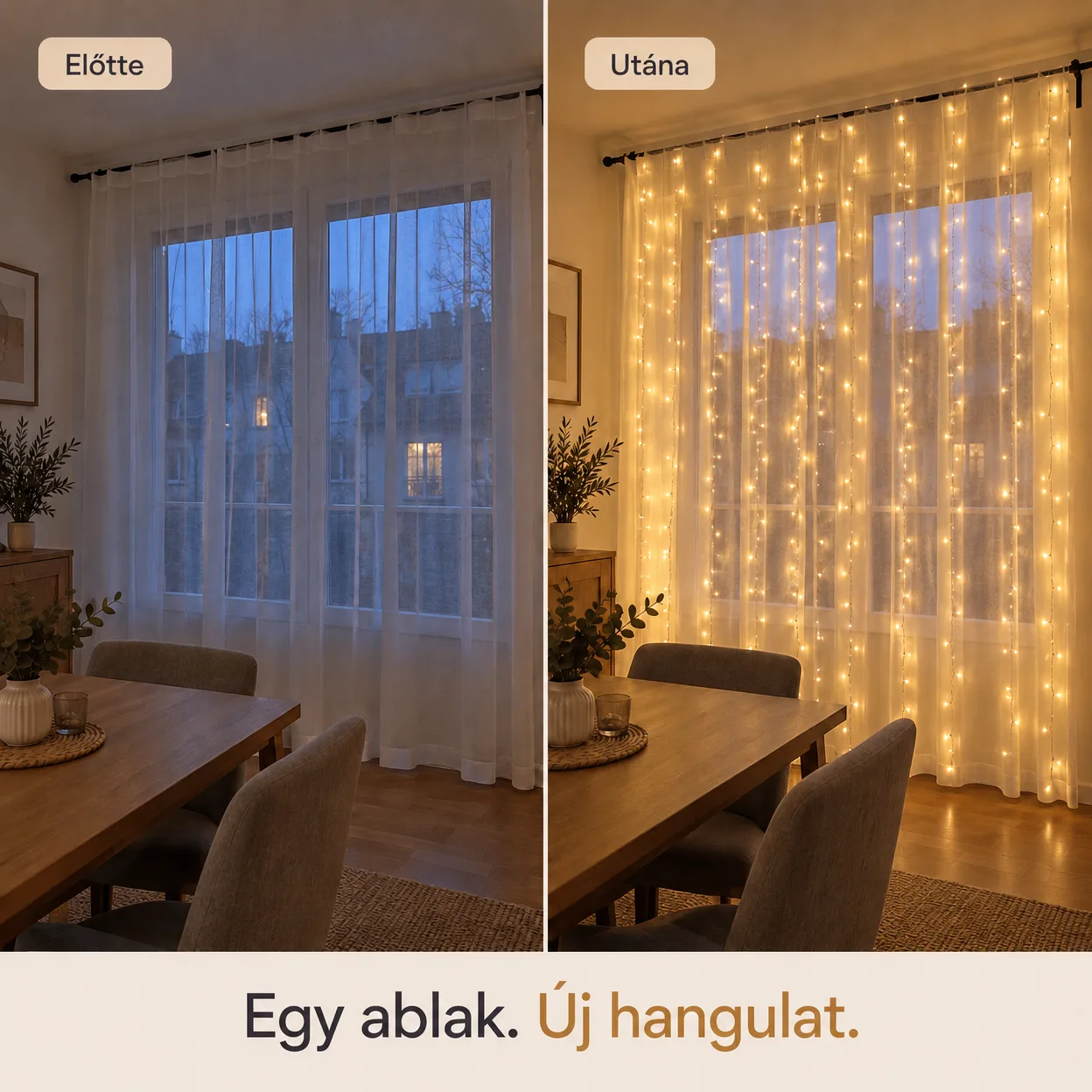 CurtainLED, LEDlámpás fényfüggöny (300 darab izzó, 3x3m) - Image 4