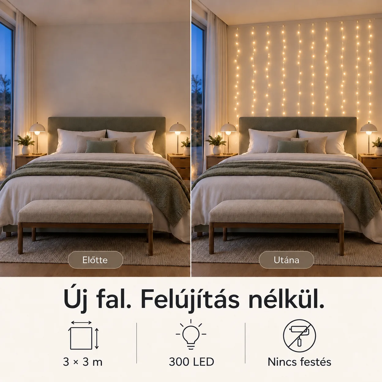 300 darab gyönyörű lámpa