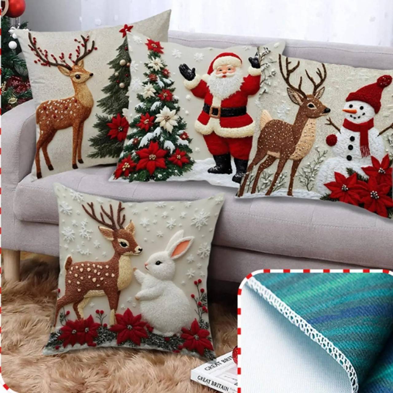CutePillows, karácsonyi párnahuzatok (4 darab) - Image 3