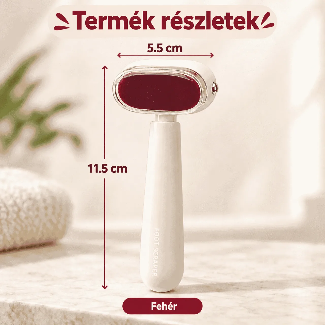 Kétoldalas talpreszelő, ExfolPile - Image 3