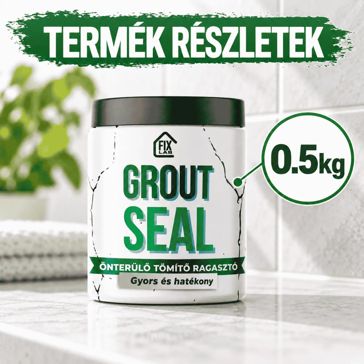 Repedés- és hézagtömítő, GroutSeal - Image 3