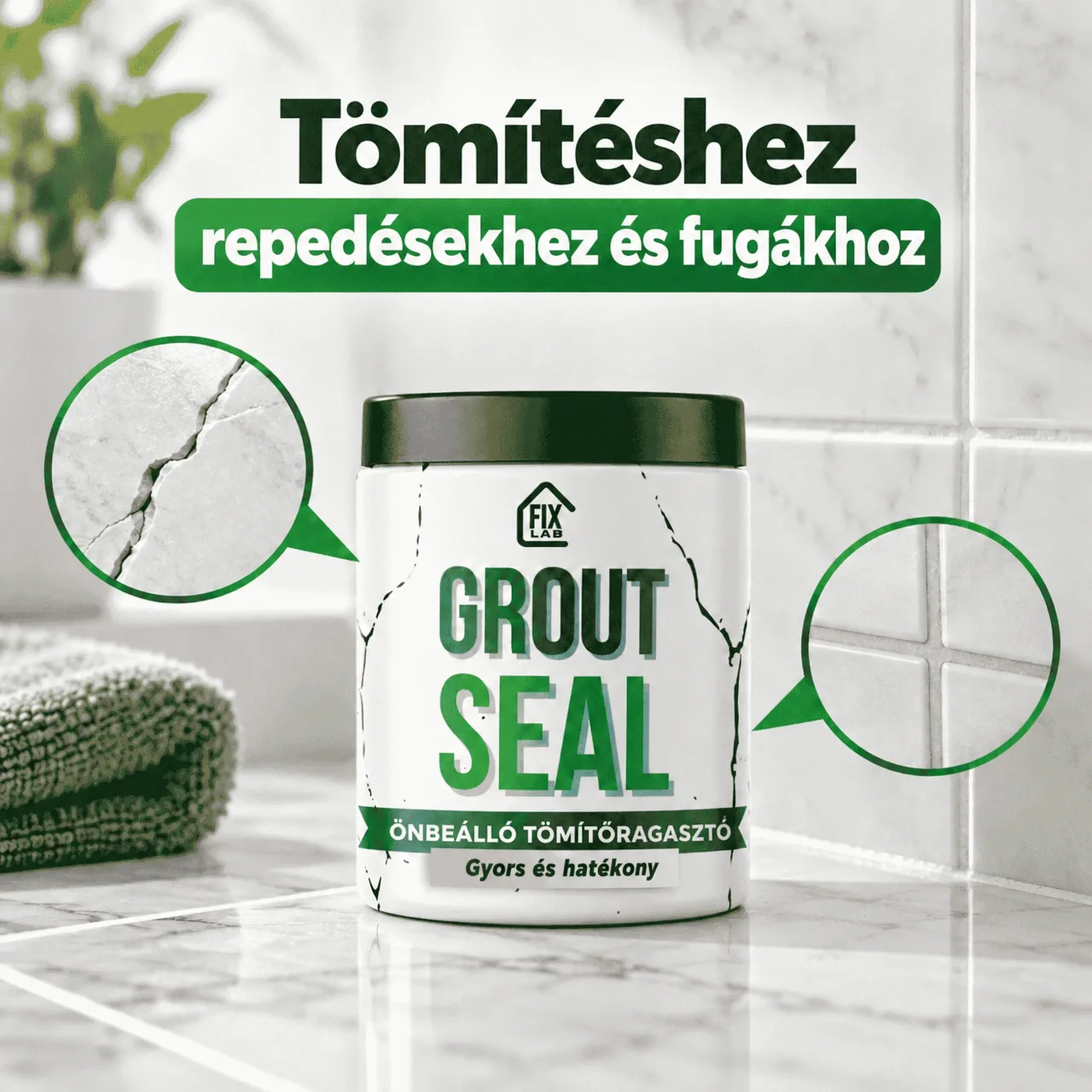 Repedések és hézagok tömítésére