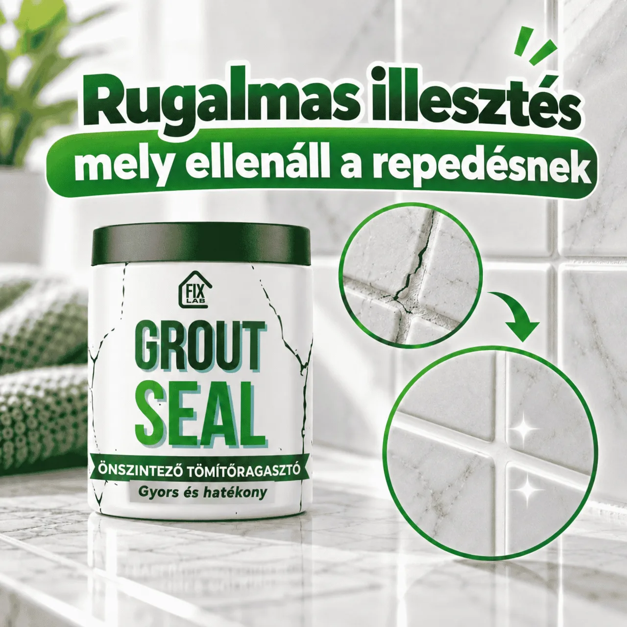 Rugalmas hézag, amely nem reped meg könnyen