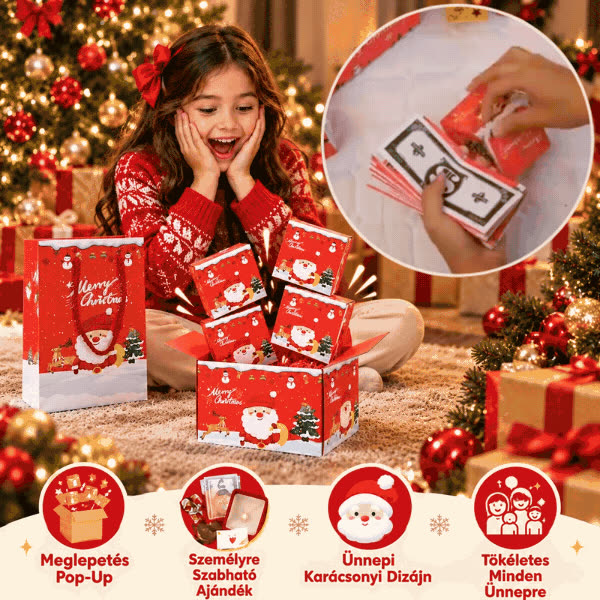 Christmas Surprise Gift Box, PopOut - video