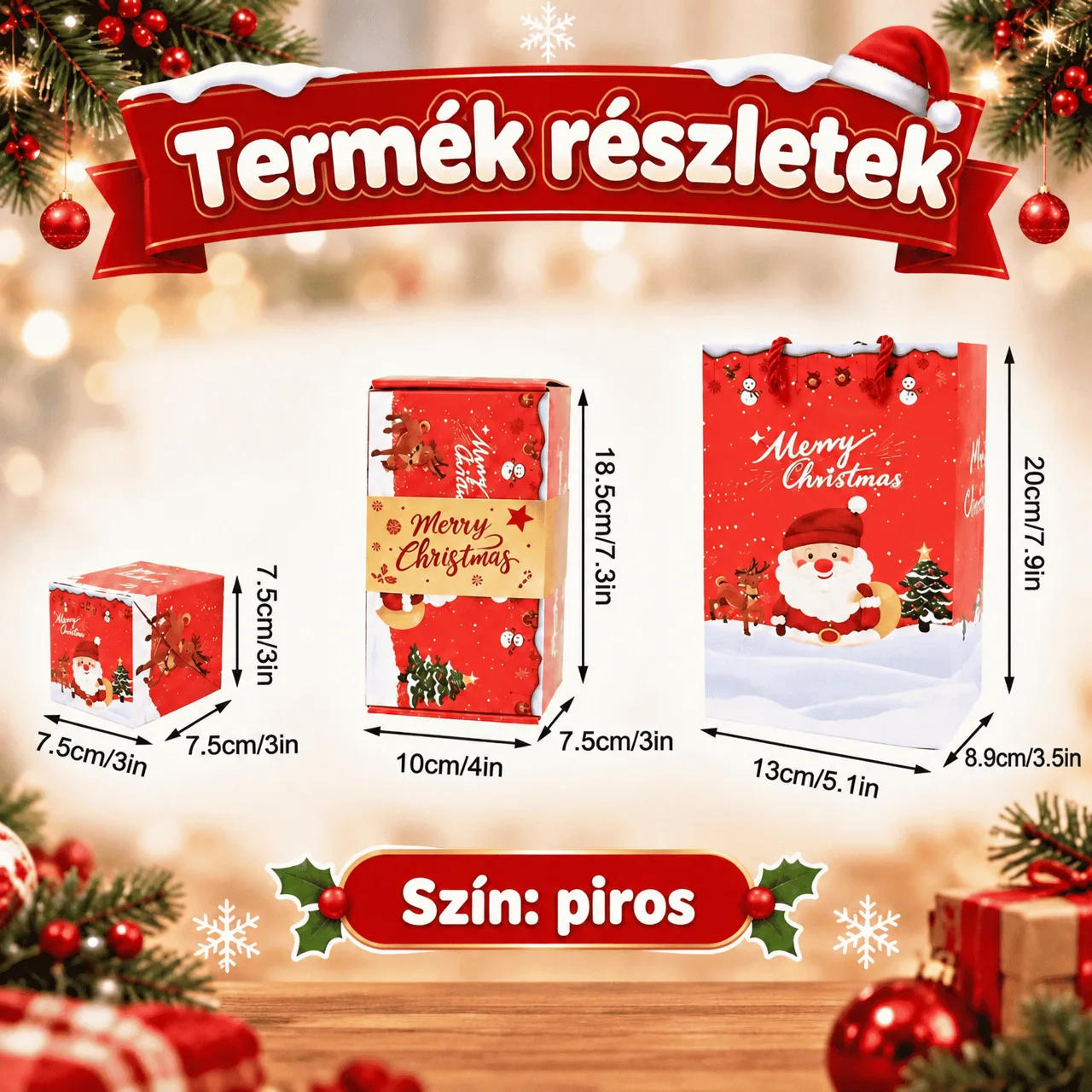 Christmas Surprise Gift Box, PopOut - Image 3
