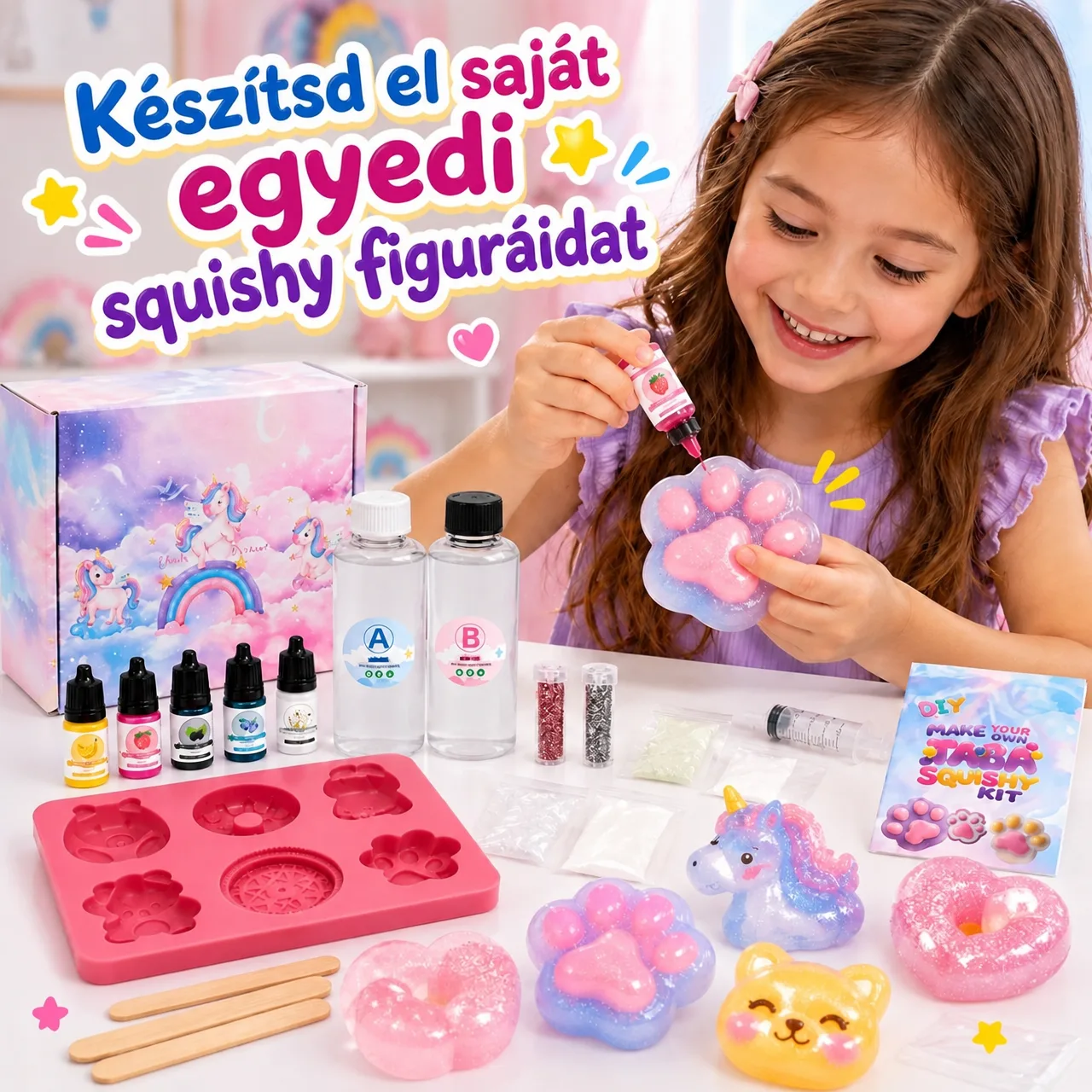Készítsd el saját, egyedi squishy figuráidat