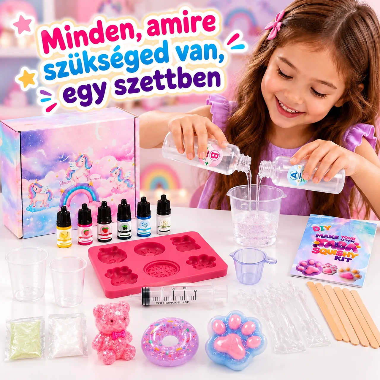 Minden szükséges kellék egyetlen készletben