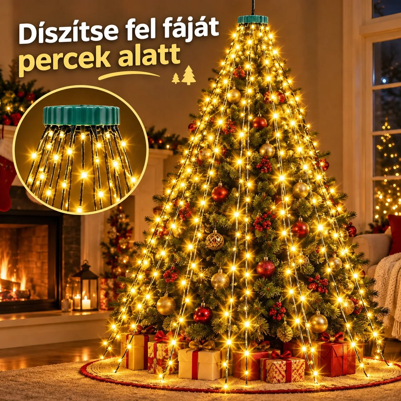 Díszítse fel karácsonyfáját mindössze néhány perc alatt