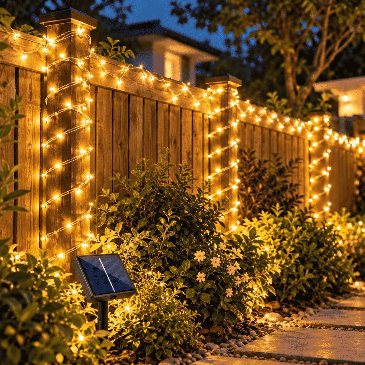 Napelemes LED fényfüzér (12 m), YardLights - Image 6