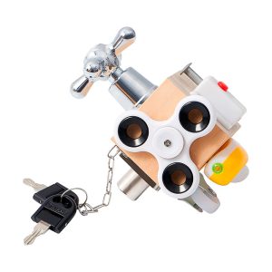 BusyCube, egy 7 az 1-ben oktatási játék, amely a gyermek fejlesztésének minden területét támogatja.
