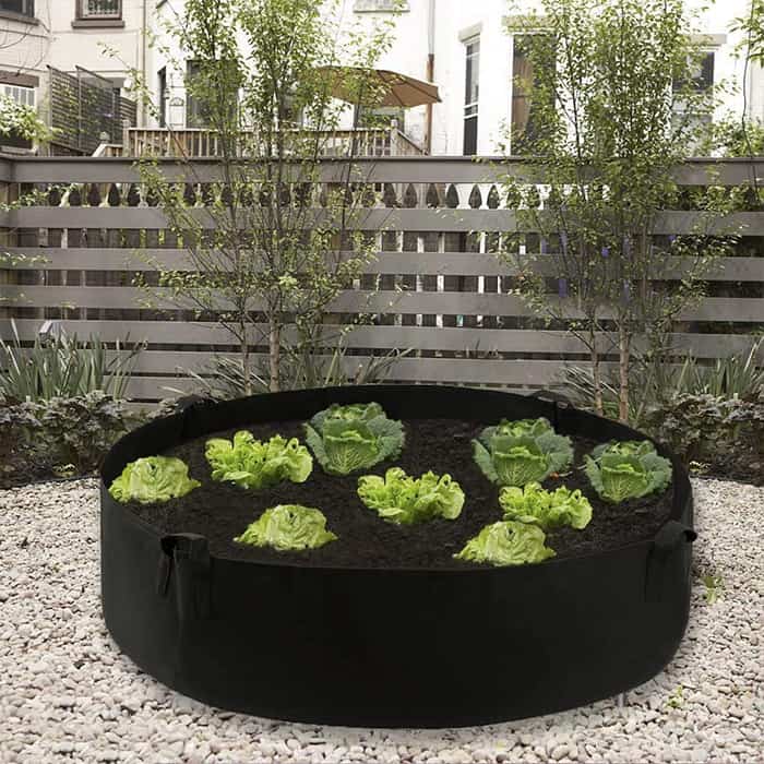 Garden GrowBag, szövetből készült kerti ágyás, amely mindenféle növény buja növekedését lehetővé teszi