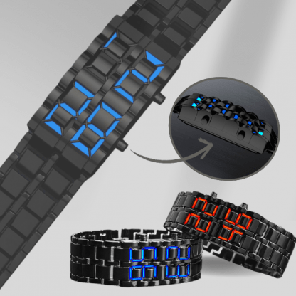 WATCHAIN-TST, Digitális LED karóra TechTime