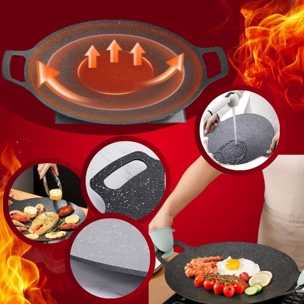 GRLPAN, Tapadásmentes felületű serpenyő – GrillMaster Pro